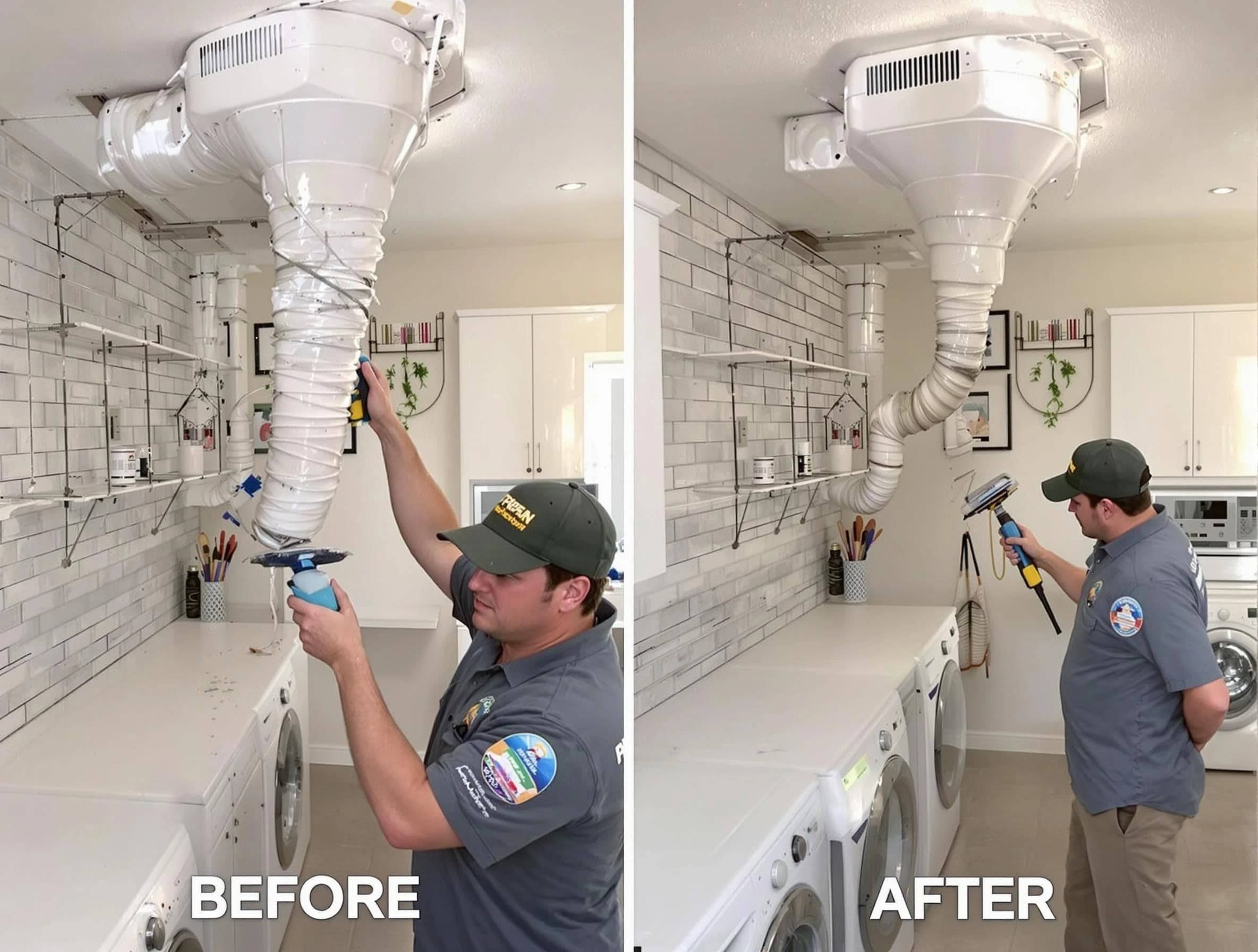 Professional dryer exhaust vent cleaning by Orem Dryer Vent Cleaning in Orem