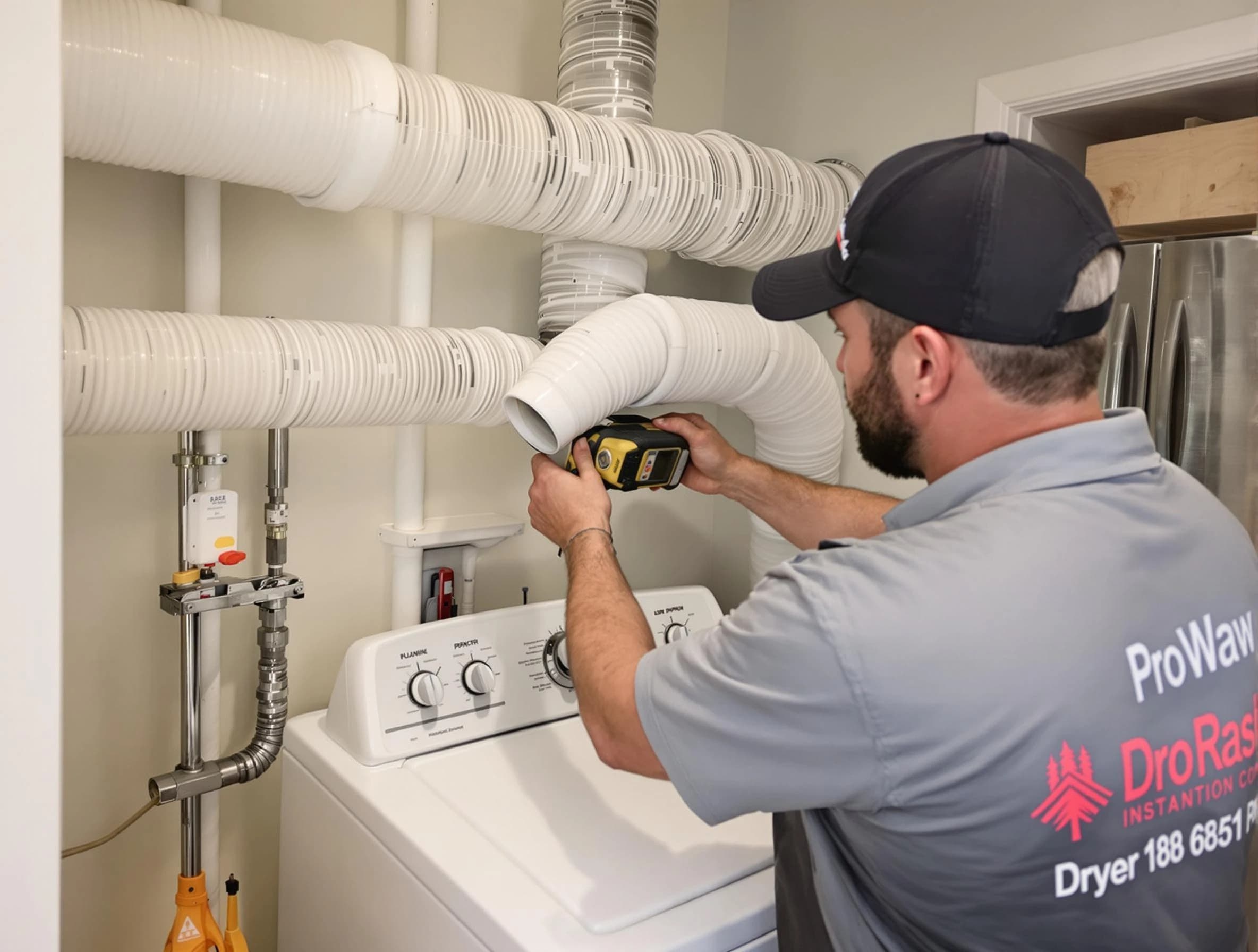 Professional dryer vent hose installation by Orem Dryer Vent Cleaning in Orem