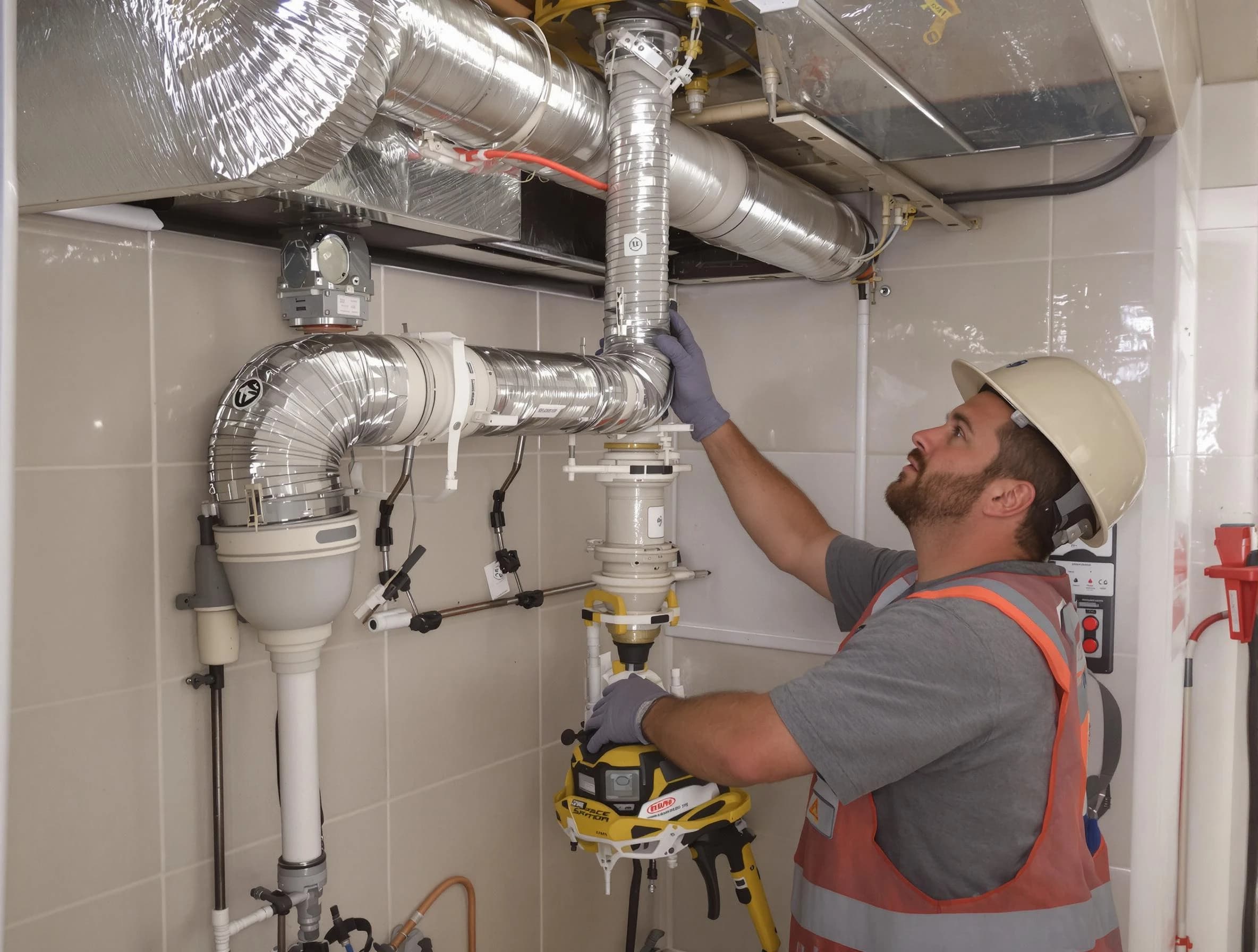 Orem Dryer Vent Cleaning expert performing professional dryer vent repair and installation in Orem
