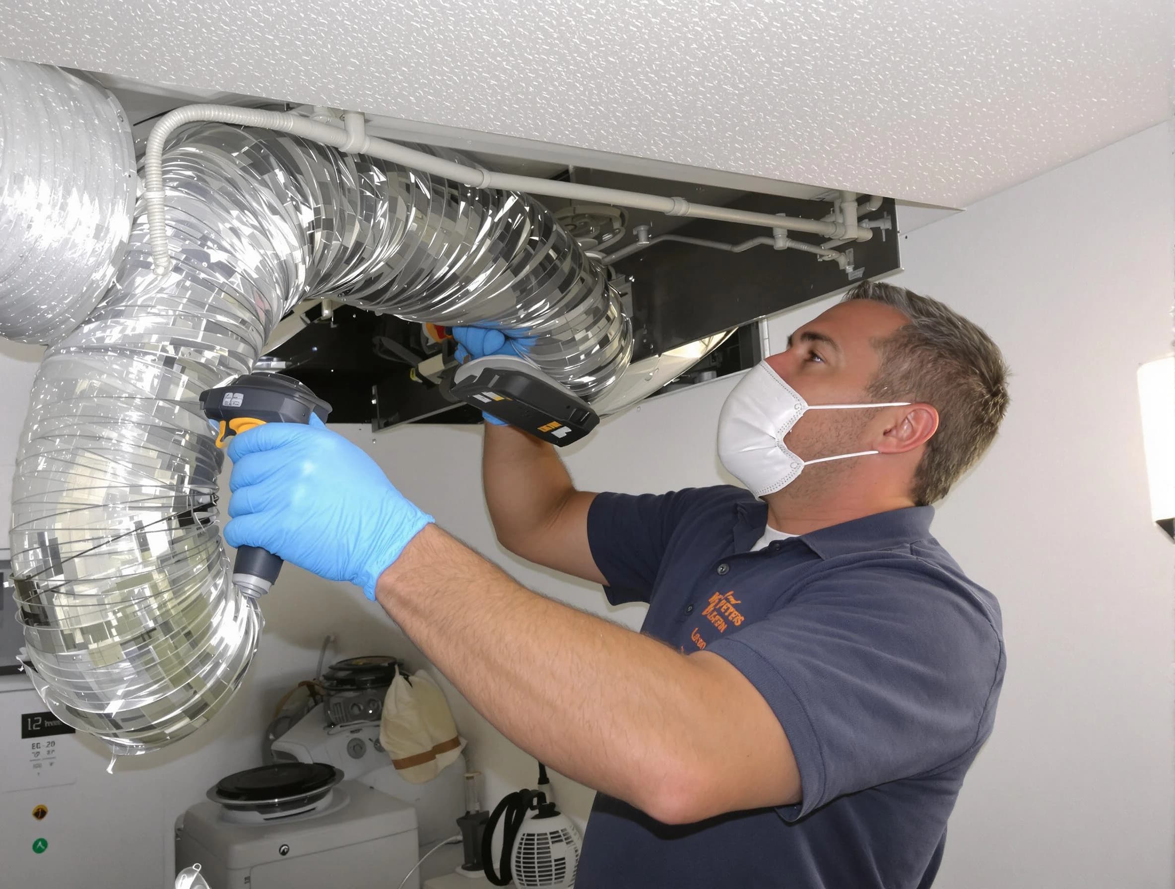 Orem Dryer Vent Cleaning professional performing thorough residential dryer vent cleaning in Orem