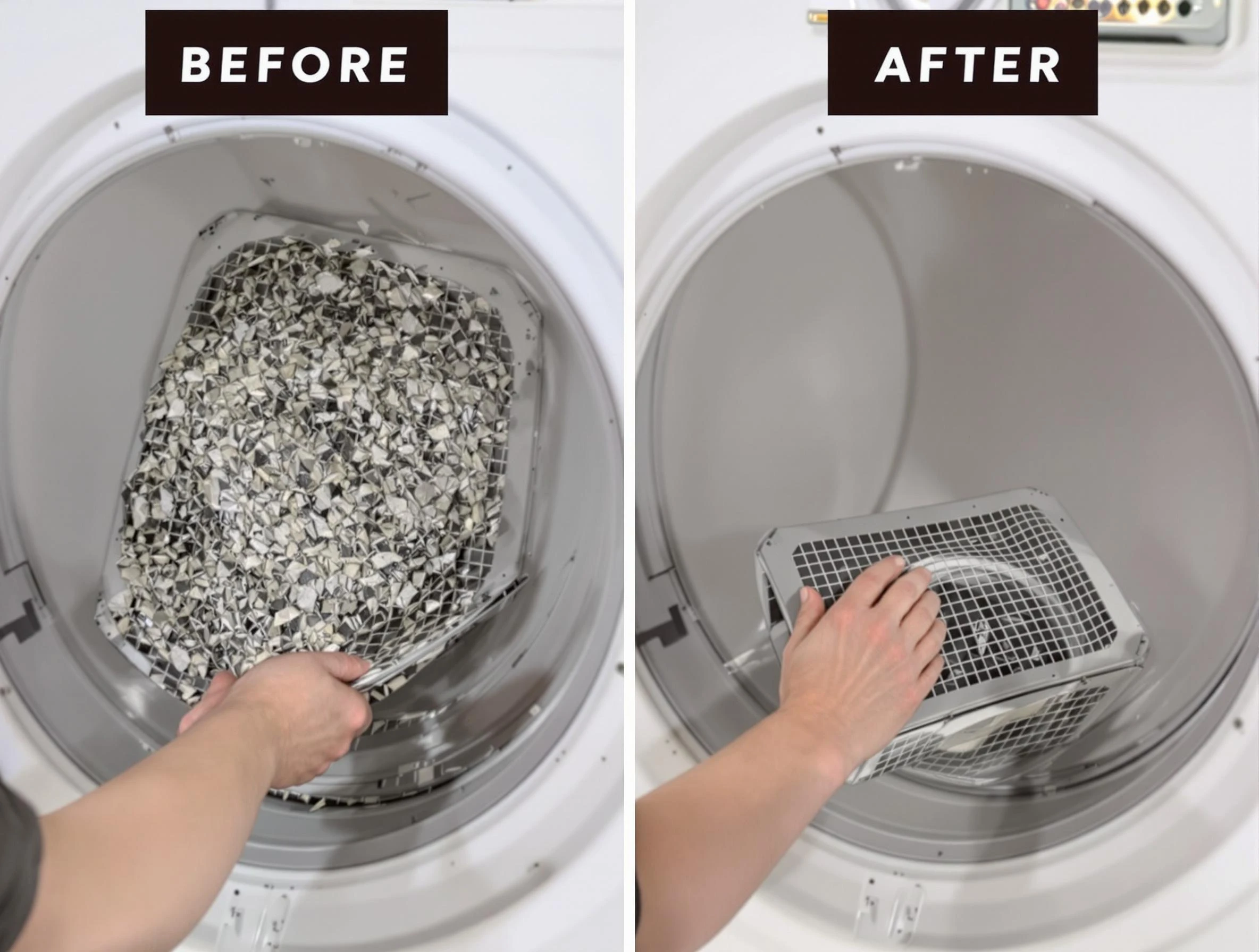Professional lint trap cleaning by Orem Dryer Vent Cleaning in Orem